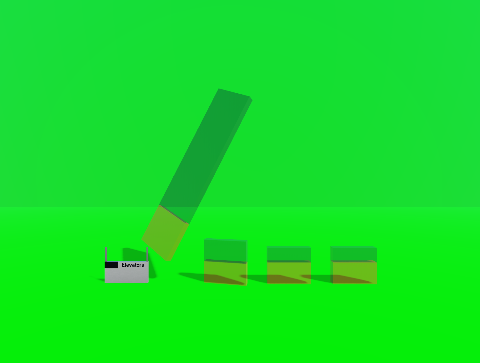 A screenshot of randomly placed and sized shapes